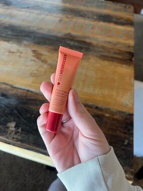 Ole Henriksen Lip Treatment Tube in Strawberry Sorbet Glimmer